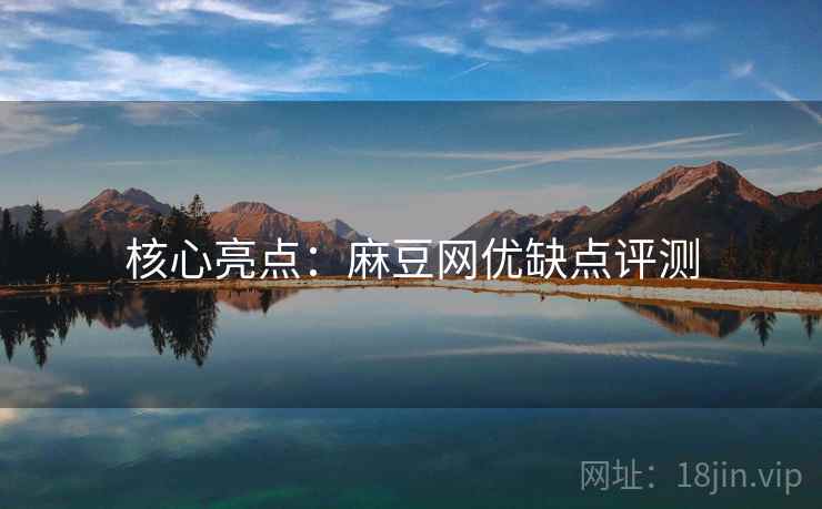 核心亮点：麻豆网优缺点评测