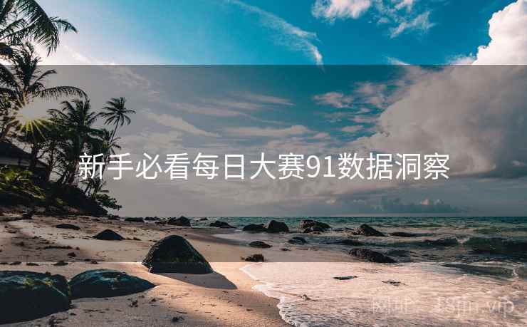 新手必看每日大赛91数据洞察