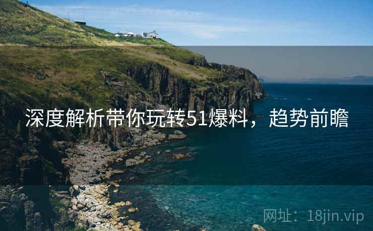 深度解析带你玩转51爆料，趋势前瞻