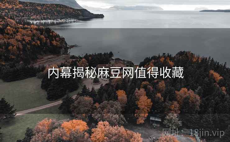 内幕揭秘麻豆网值得收藏