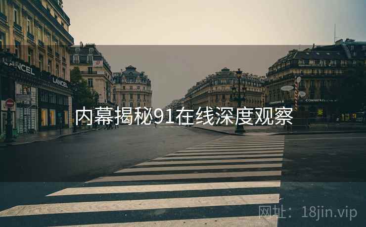 内幕揭秘91在线深度观察