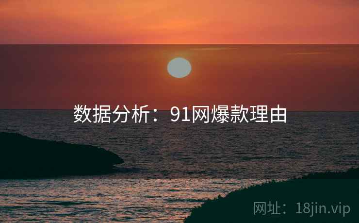 数据分析：91网爆款理由
