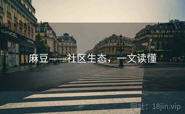 麻豆——社区生态，一文读懂